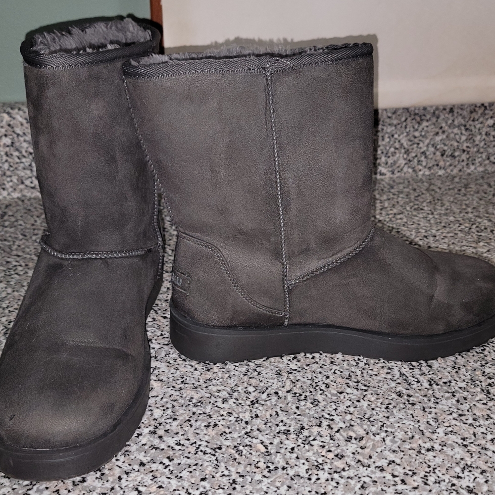 Gray Boots